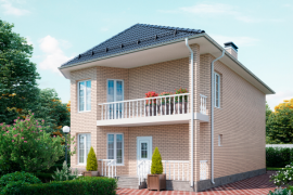 Двухэтажный дом 166кв.м