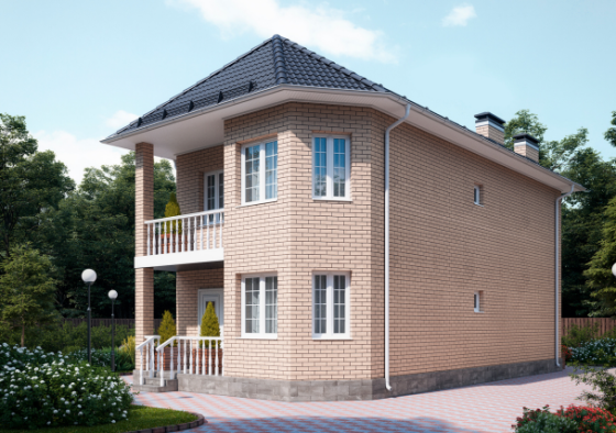 Двухэтажный дом 100кв.м