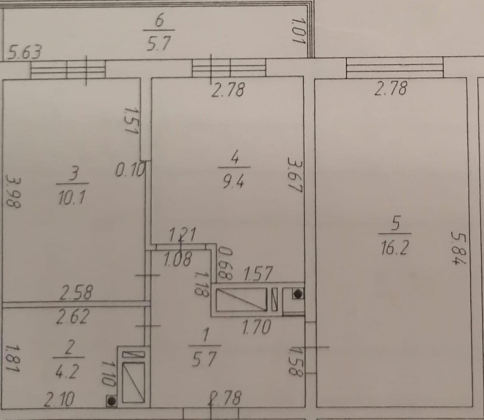 Евро 3-кв квартира ЖК Свобода