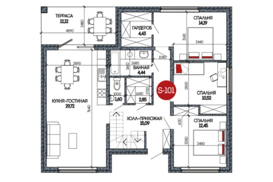 Дом 173кв.м на 6 сотках