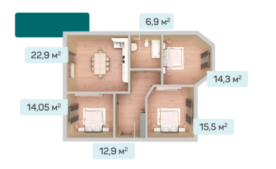 Дом 86,5кв.м на 3сот ИЖС