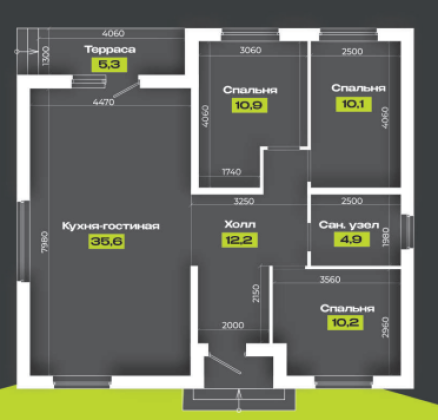 Дом 86,5кв.м на 4,2сот в пос.Дружелюбный