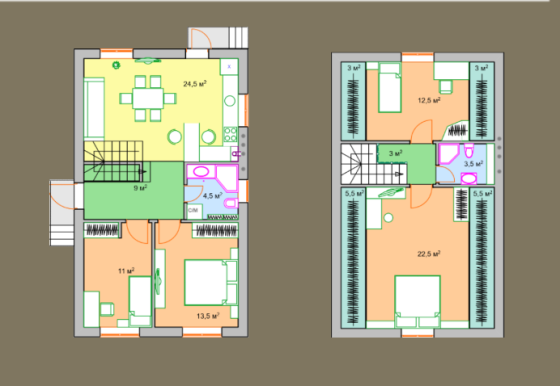 Дом 126кв.м 3сот. ИЖС