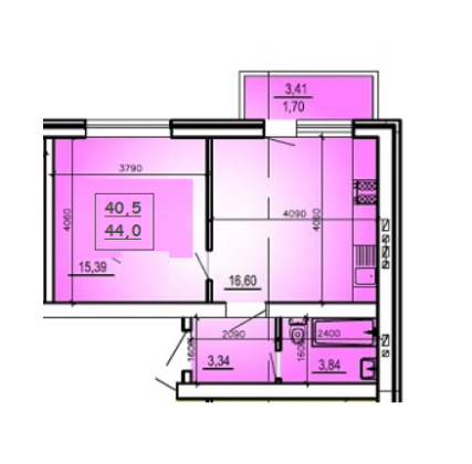 1 к.кв мкр. Кирилла Россинского