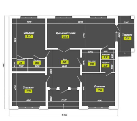Большой дом 131 кв. на 7,7 сот
