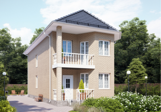 Двухэтажный дом 126кв.м