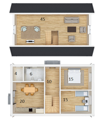 Дом 115кв.м ИЖС  на 3 сотках