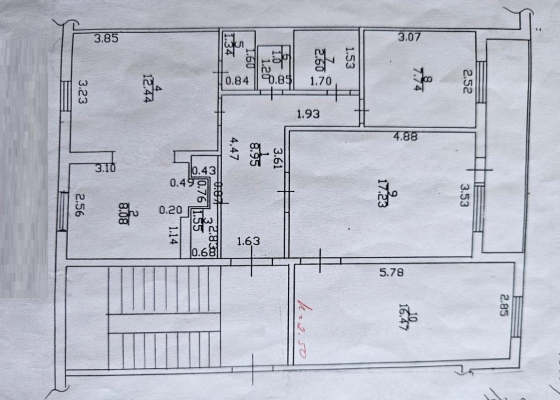 3 кв.кв 78 кв.м р-н ККБ № 1