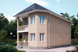 Двухэтажный дом 100кв.м